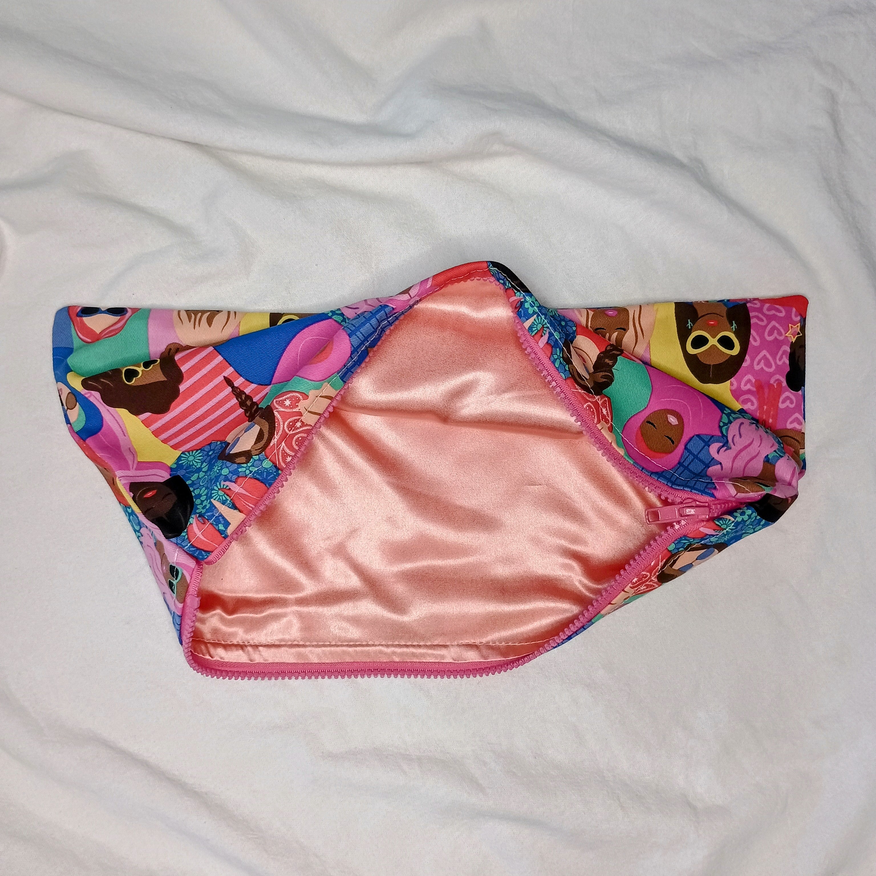 Celebrating Women Bright Magenta Chunky Zip Satin Lining