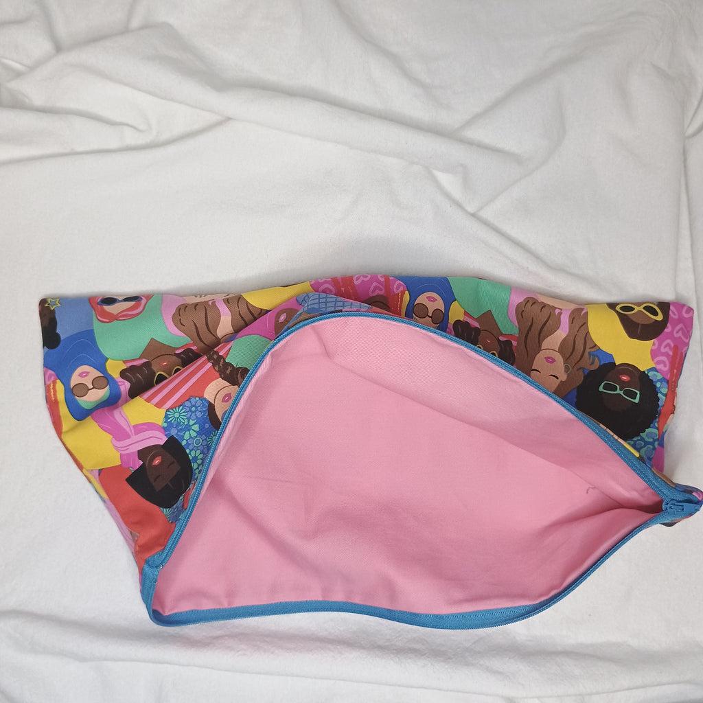 Celebrating Women Bright Blue Thin Zip Fabric Lining