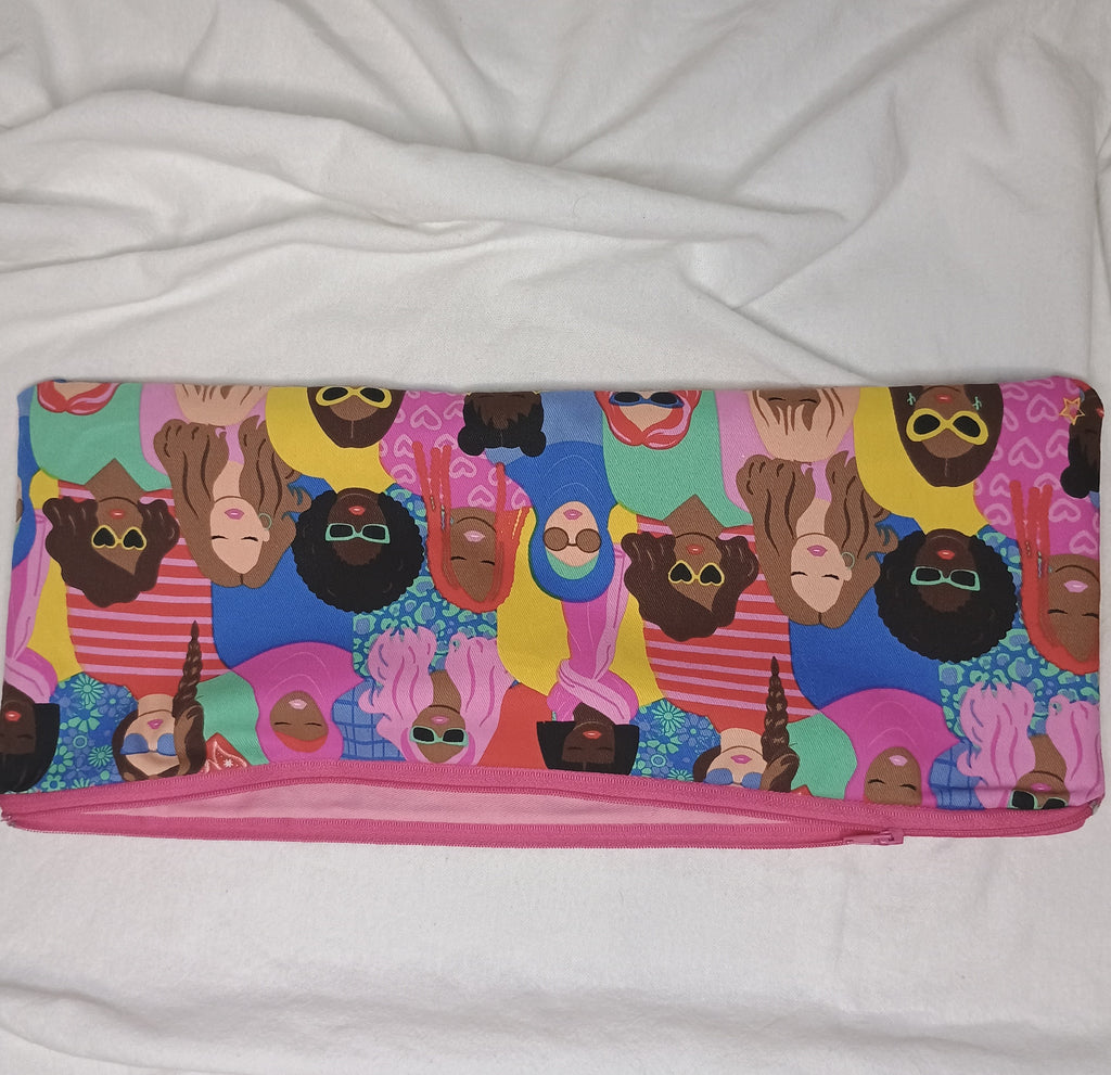 Celebrating Women Bright Magenta Pink Thin Zip Fabric Lining