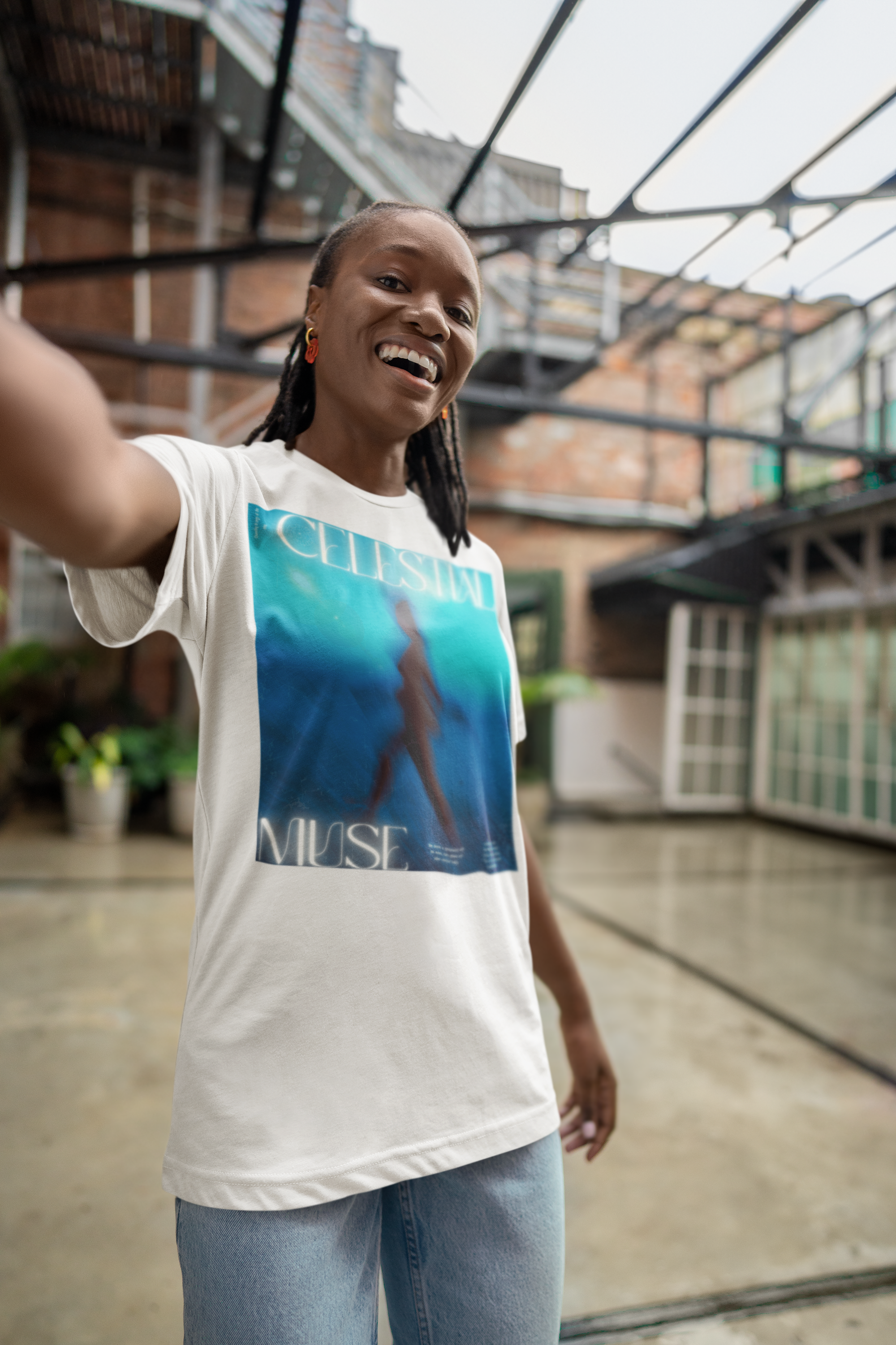 Celestial Muse lightweight tee