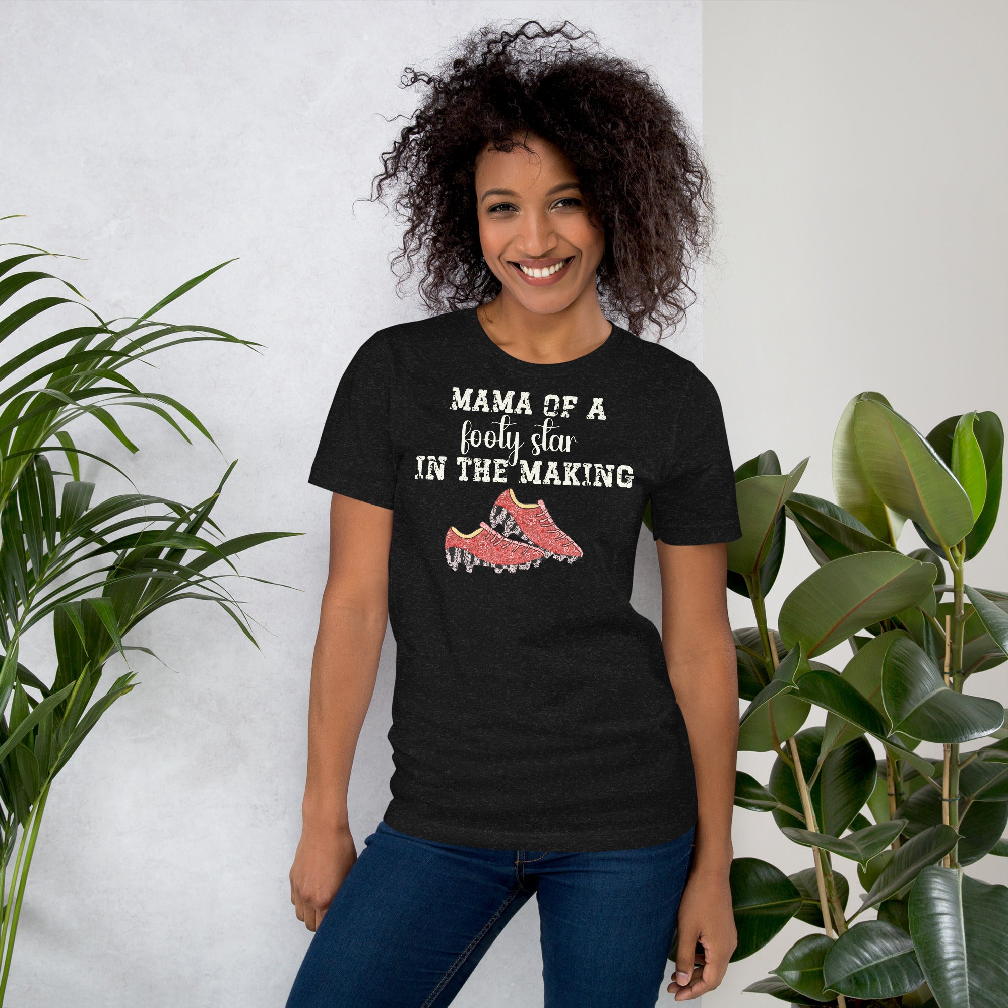 Mama of a Footy Star in the Making lightweight tee