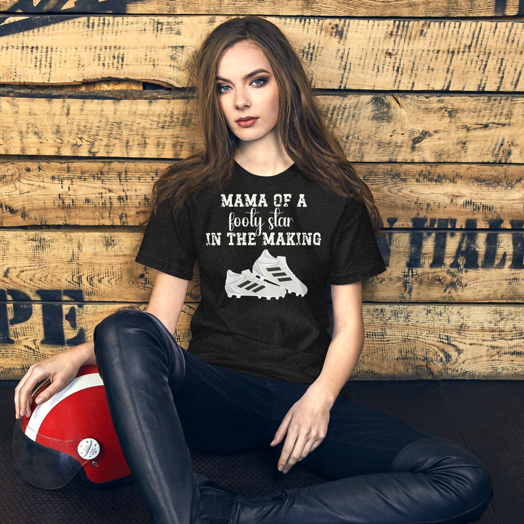 Mama of a Footy Star in the Making lightweight tee